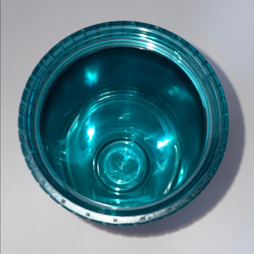 NWT Starbucks Pink & Teal Textured Tumbler.  24oz. - Picture 4 of 5